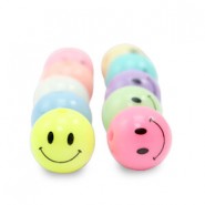 8mm Acryl Perlen Smiley Multicolour
